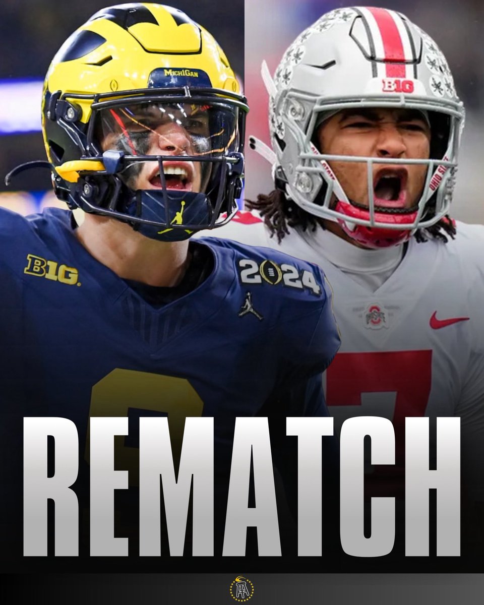 BarstoolUofM's tweet photo. This Sunday: CJ Stroud vs JJ McCarthy 🍿 https://t.co/mA6D05rVbv