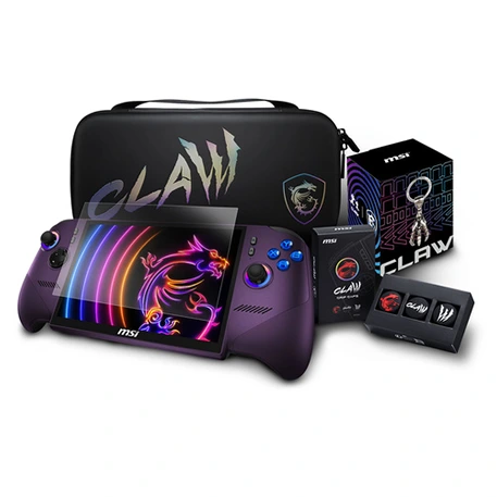 ArkTech_News's tweet photo. MSI Pack Console portable Claw 8 EX AI+ CG3EM 32 Go 1 To SSD Violet + Film de protection en verre trempé + Pochette de voyage + Capuchons pour joysticks
à 1749€ au lieu de 1799€
https://t.co/jtjxMh9xaA
à 1599€
https://t.co/GiCTqBY0GR

#MSI #Claw_8_EX_AI_Plus_Extreme #Intel #Arc_G3_Extreme #Gaming #Handheld #Console_Portable