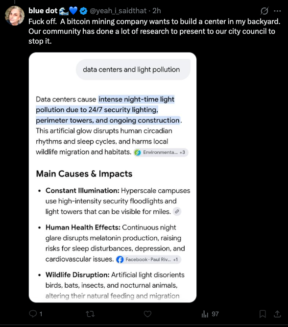 ShakeelHashim's tweet photo. something extremely funny about using Google AI Overviews to prove her point https://t.co/NeCQxK6FPR