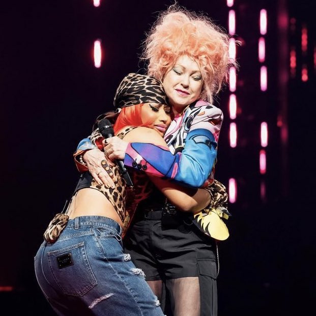 BuzzingPop's tweet photo. Cyndi Lauper tells The Guardian she doesn’t believe in cancel culture and doesn’t regret approving Nicki Minaj’s sample of “Girls Just Want to Have Fun” over her political views: 

“The fact that she did ‘Girls Just Want to Have Fun’ musically – it’s a political thing anyway, babes. Girls just want to have fun. They’re entitled to a joyful experience in this world. Like it or not, we’re here. We’re not going out in the rice fields any more. Yes, rise up and put your foot down, and she did. I don’t know what she’s doing now. But I still don’t think you cancel people, because otherwise there’s no room for discussion. If you want people to listen to you, you need to listen to people. If you don’t let people evolve, what are you doing?”