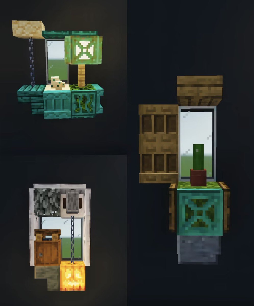 heheisig's tweet photo. Custom Window Designs | Minecraft Architecture https://t.co/wmOVKJA4CL