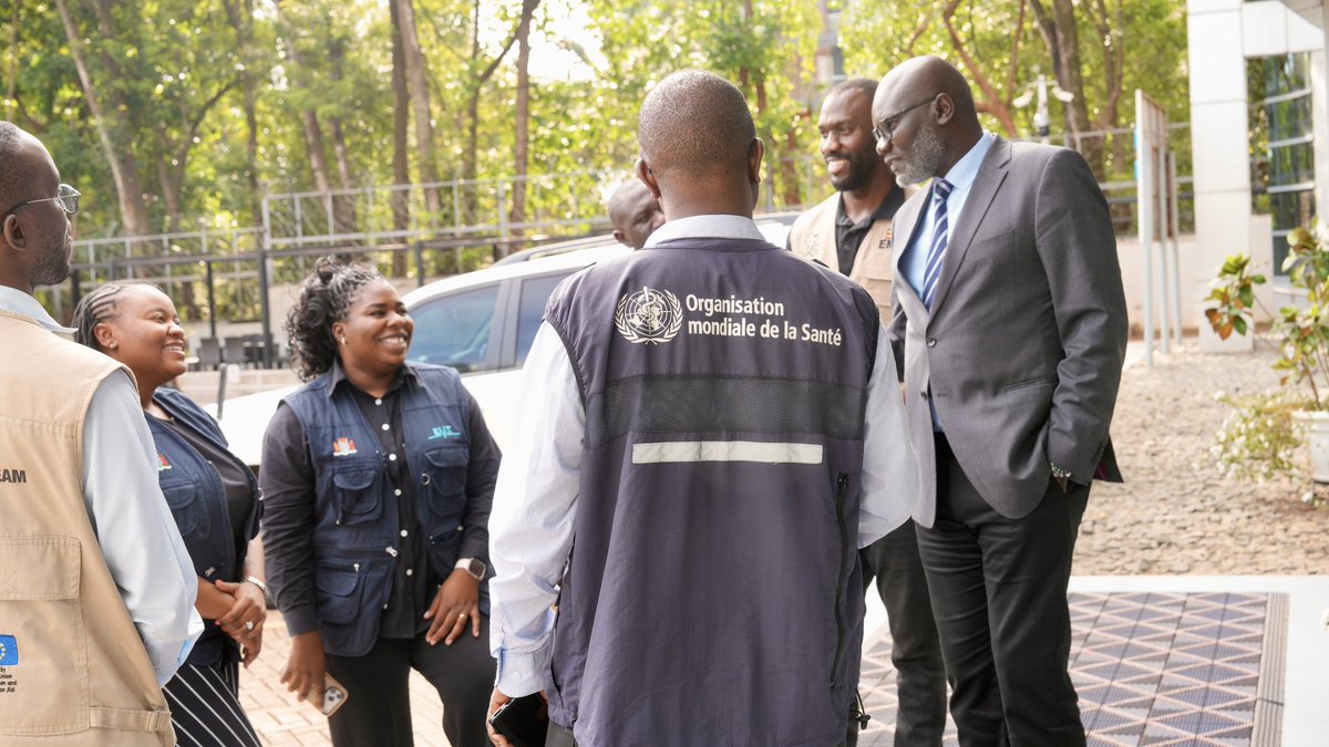 WHOUganda's tweet photo. South-South collaboration plays an important role in strengthening emergency preparedness and response capacities.

Today, @WHOUganda hosted a team from the #Zambian National Emergency Medical Team (EMT) as part of their four-day benchmarking visit to the #Uganda National EMT. The visit provided an opportunity to share lessons and best practices in EMT development, coordination, logistics and preparedness.

Uganda's experience has shown that well-trained EMTs can reduce deployment times while minimizing disruption to essential health services during public health emergencies. As Uganda and Zambia advance towards @WHO international classification, the exchange reflects a shared commitment to building stronger emergency response capacity across the region.

 #HealthSecurity #SouthSouthCooperation
