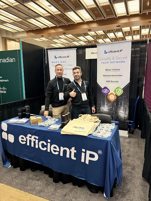 efficientip's tweet photo. 📍 Live at #CiscoConnect Canada in Toronto! 🇨🇦

DNS, DHCP &amp; IPAM are the bedrock under your Cisco stack. See SOLIDserver™ DDI + 360° DNS Security in action at Booth 305 with Igor &amp; Dennis! 🔒

🔗 https://t.co/wYB7sK1pzM

#DDI #DNSSecurity #EfficientIP https://t.co/LRttgZgH1m