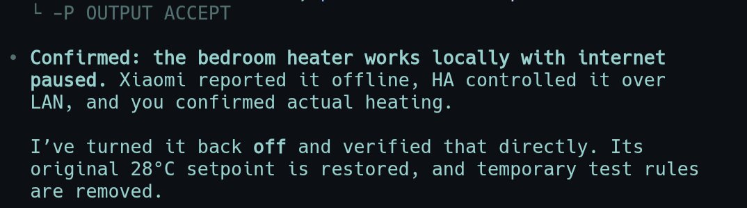 DagonOracle's tweet photo. @NanoMachineGirl Tantissimi device hanno quei certificati nella catena, stamattina l'ho usato per rendere i caloriferi elettrici Xiaomi fully local https://t.co/UCwMLiwwAQ