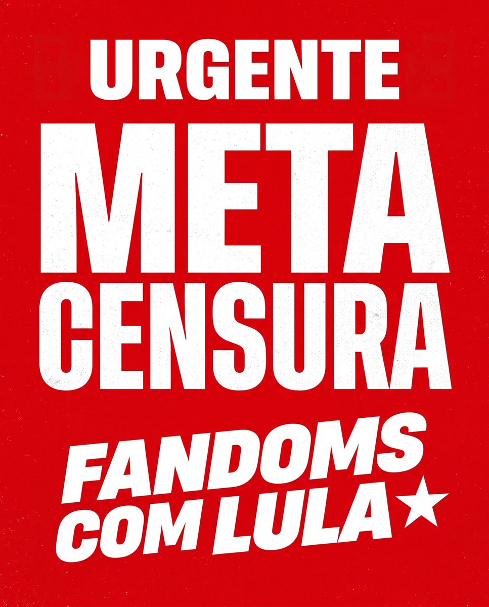 fandomscomlula's tweet photo. 🚨 Pela terceira vez, a Meta suspendeu a conta do Fandoms com Lula, dessa vez alegando que era um robô. Até quando a Meta vai suspender nossas contas de forma arbitrária?

#FandomsComLula #MetaCensura https://t.co/GX9mXNaNHA
