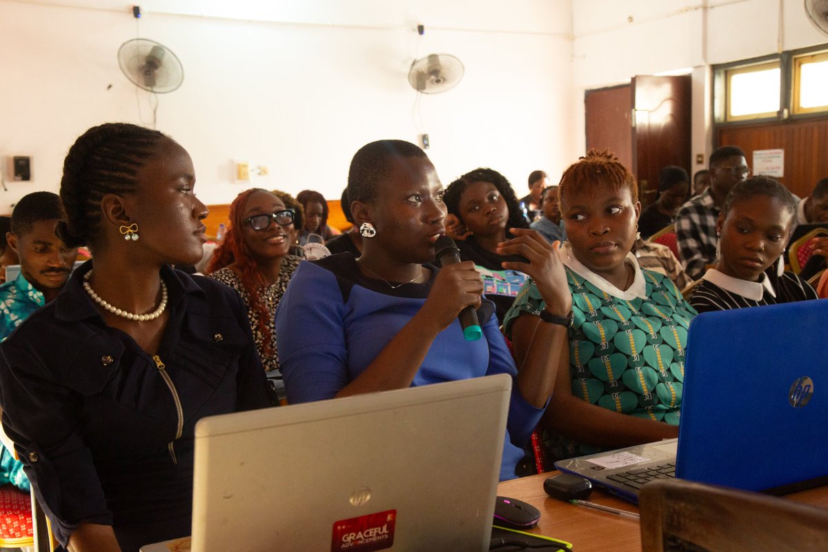 Dataphyte's tweet photo. That’s a wrap on Day 2 at the University of Ibadan! 🎉

From sourcing and cleaning data to creating charts and AI in data journalism, the participants showed up, asked great questions, and got hands-on all day.

Thank you to Dataphyte’s Managing Editor, Khadijah Kareem, and Programme Manager, Abdulahi Adebayo for leading the sessions, and to the Department of Communication and Language Arts, University of Ibadan, for hosting us.

Proud of every participant. Now go tell stories with data!

#Dataphyte #DataJournalism #UniversityofIbadan #DataSkill