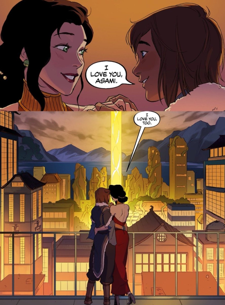 sapphicslike's tweet photo. married couple korrasami https://t.co/2gS2f5rOE8