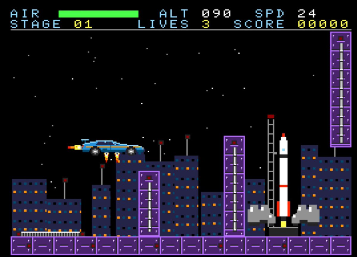 FranReloaded's tweet photo. 🚀 ¡Nuevo juego para MSX2! 🚗

Llega Rocket Car de Altaris Software. Domina la física y el empuje en 20 niveles de pura acción retro. 

🎨 Gráficos Screen 7 (Hi-Res)
🎶 Sonido Italo-disco (OPL4/PSG)
🕹️ MSX2 + 128KB VRAM

¡Descarga directa aquí! 👇
🔗 https://t.co/P29SX3na51

#Msx https://t.co/gpHfHXEIxL