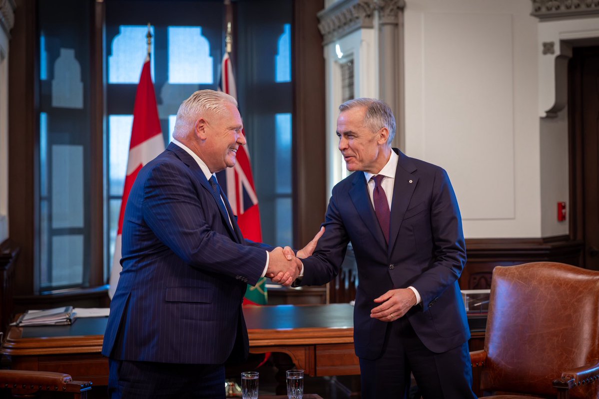 fordnation's tweet photo. Team Canada is united in our fight to protect workers from tariffs and secure the jobs of the future.

Today’s agreement with the federal government will fortify Ontario’s steel and auto sectors and unlock the enormous economic potential of the Ring of Fire. Together, we’re protecting Ontario and protecting Canada.

Find out more: https://t.co/Flkcd7hGnC