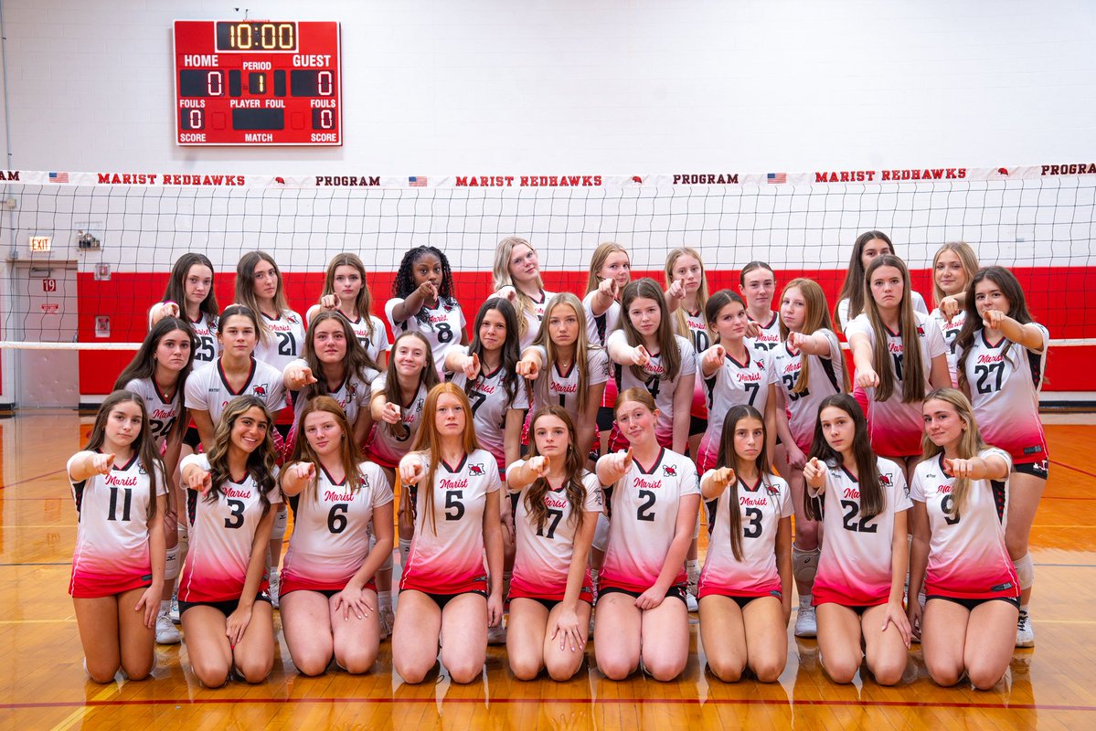 RedHawkVB's tweet photo. #GameDay Program at Minooka. 5 and 6pm. Central Campus #Program https://t.co/hYG5zQz4TY