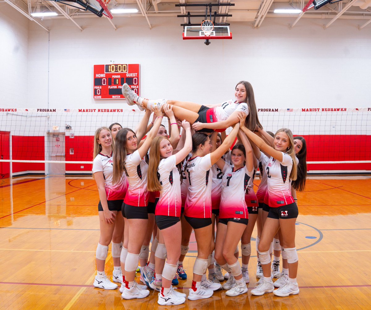 RedHawkVB's tweet photo. #GameDay Program at Minooka. 5 and 6pm. Central Campus #Program https://t.co/hYG5zQz4TY