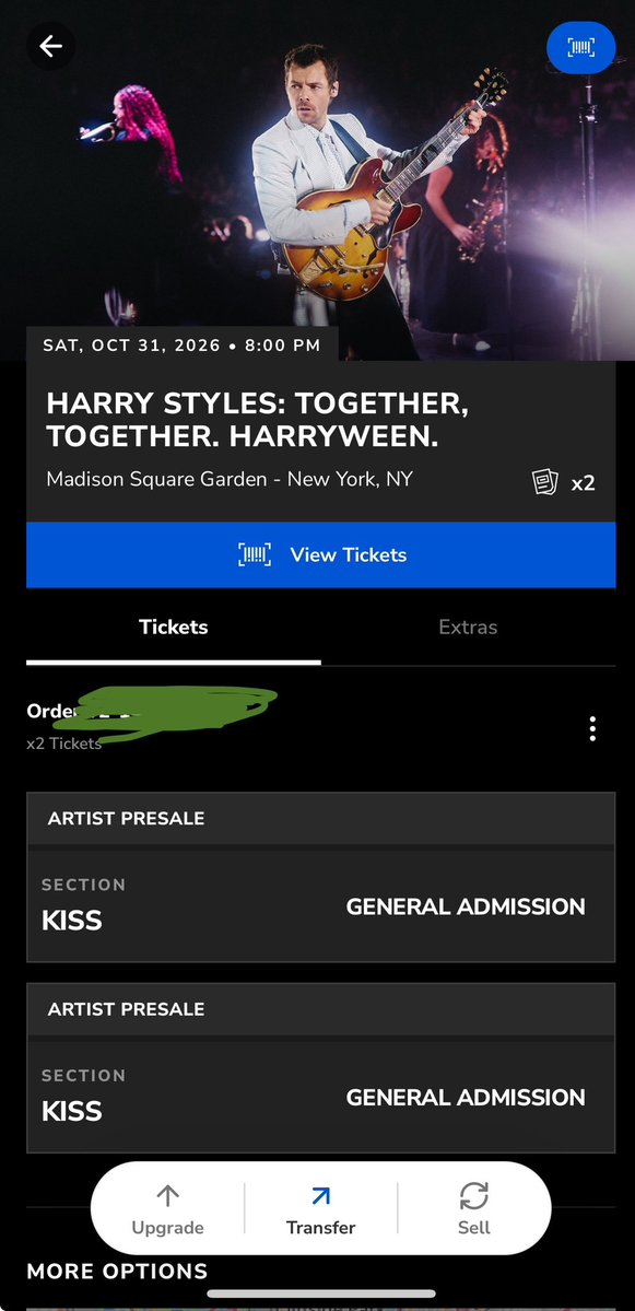 TomHaxe1's tweet photo. SELLING 2 HARRYWEEN 10/31 TICKETS:

2 KISS PODS  TICKETS
Dm interested buyer

#harryween https://t.co/uYNERl1V4C