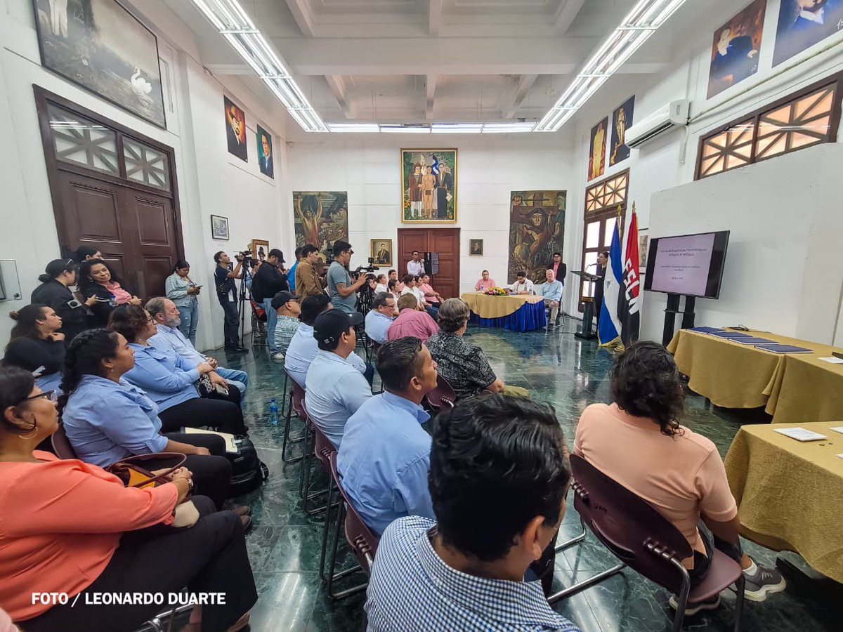 CanDigital2's tweet photo. Presentación el Informe Final de la Investigación Arqueológica en Nejapa, Acahualinca y La Arenera en Managua, en la Sala Dariana del Palacio de la Cultura. https://t.co/odhzOfGpVM