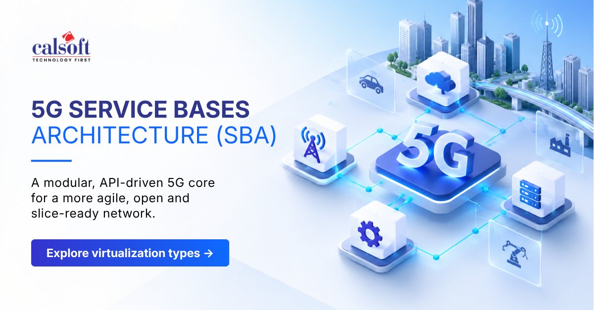 CalsoftInc's tweet photo. 5G SBA in one line: network functions do one job each and call each other through REST APIs over HTTP/2. That modularity is what makes slicing, multi-vendor plug-and-play and faster rollouts possible. https://t.co/TEmDb1emEQ
#5G https://t.co/ZJbDEql7k6