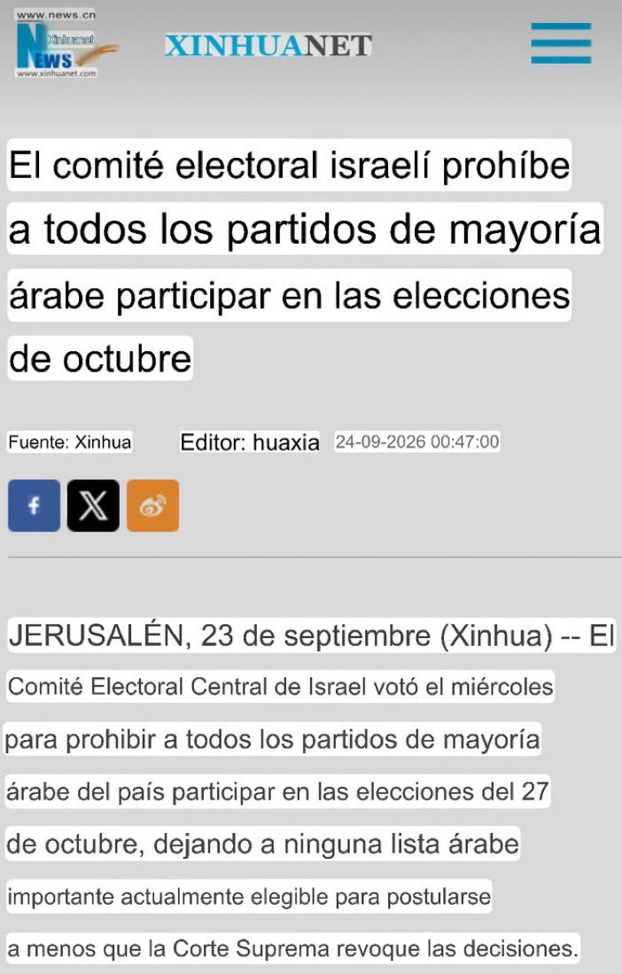 TomPearlsnax's tweet photo. @nathanpr81 @abc_es @SanchezdeCastro Y aparte Israel les prohibió a todos los partidos palestinos, o de los goyim, presentarse a las elecciones. https://t.co/sfgjnNYMfO