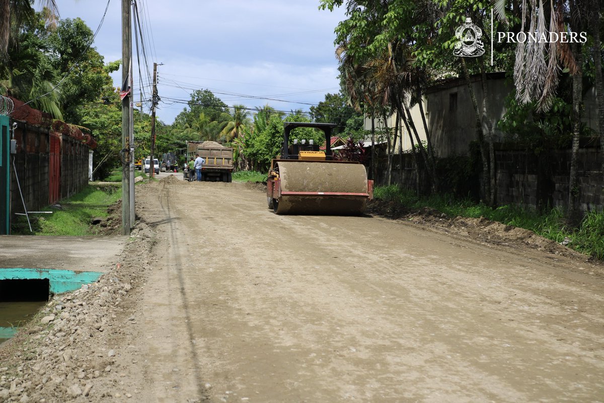 pronaders_hn's tweet photo. 📍 Omoa, Cortés.
📐🚜 Técnicos de #PRONADERS supervisaron el proyecto de pavimentación con concreto hidráulico en el barrio Las Flores, que contempla la construcción de 200 metros de pavimento. https://t.co/leoi4LTlyY