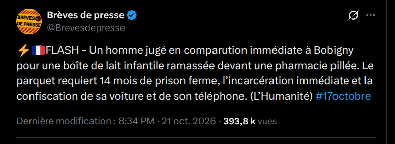 Manouck44's tweet photo. Lisez ces deux informations consécutivement. https://t.co/F6Y3vGTU0x