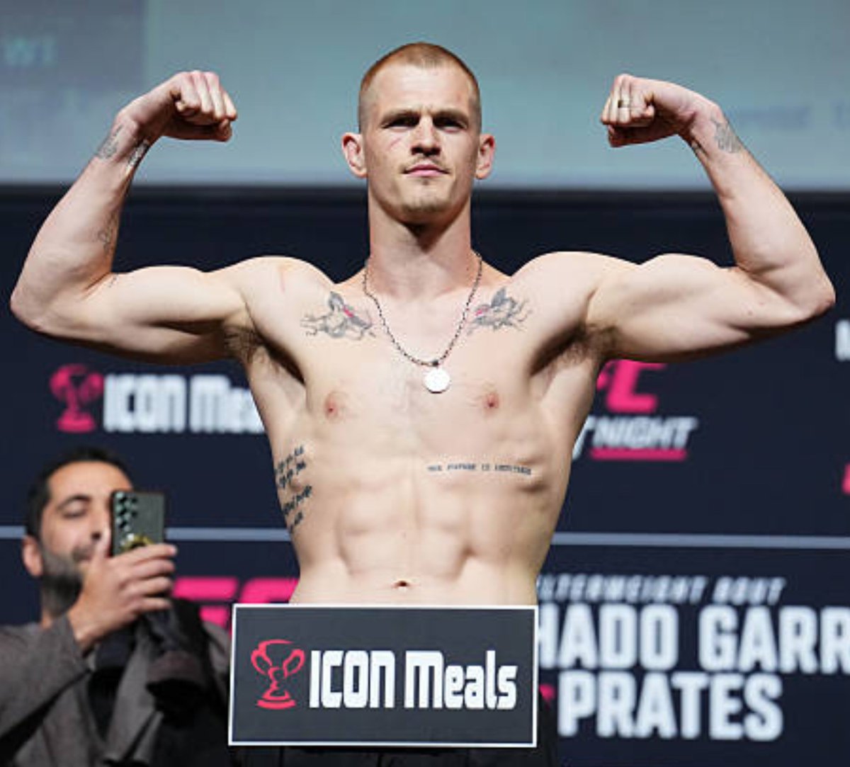 darioferrariMMA's tweet photo. Um rumor de que 🇮🇪 #2 Ian Machado Garry pode enfrentar 🇺🇦 #13 Yaroslav Amosov no card do UFC 335, dia 12 de dezembro.

Se confirmado, o combate será válido pela categoria peso meio-pesado. #UFC335 https://t.co/5MoLL9uvgK