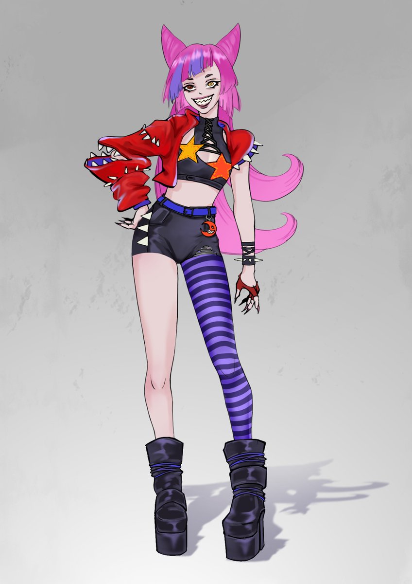 QuiteShallow's tweet photo. Lament (voiced by @totalspiffage in the Eldritch Break demo) remained fairly consistent across her concept art. She has your best interests at heart, don't mind the horns. https://t.co/TrCV0aRXwt