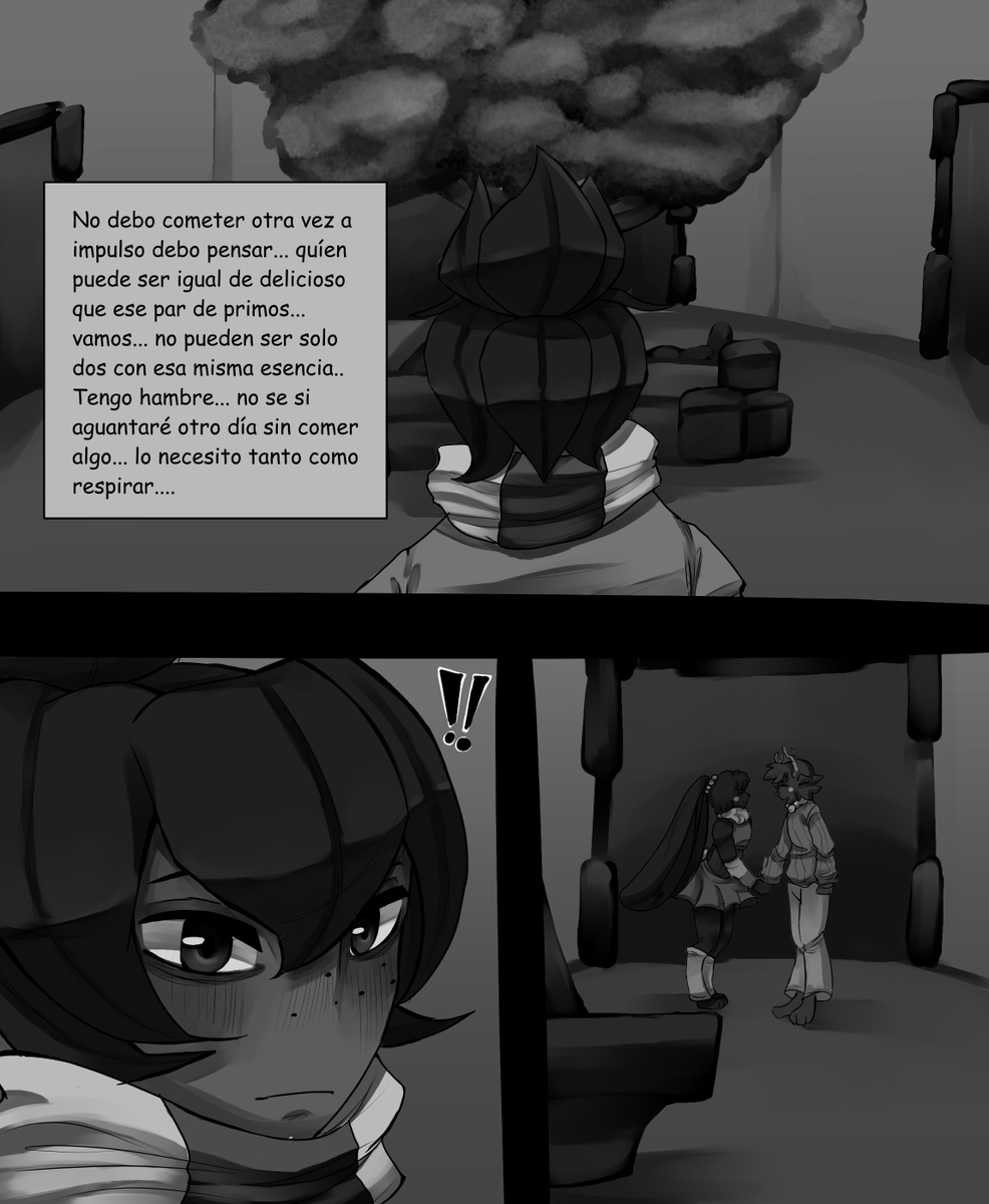 Dami_Damilol's tweet photo. 𝓑𝓪𝓷𝓺𝓾𝓮𝓽𝓮 𝓭𝓮 𝓯𝓻𝓮𝓼𝓪  
𝓐𝓬𝓽: Una cacería..? 
Parte 1... 
#dandysworld #Sproutdandysworld #Gingerdandysworld #fanart #comicfanart https://t.co/jwHfMzh5zH