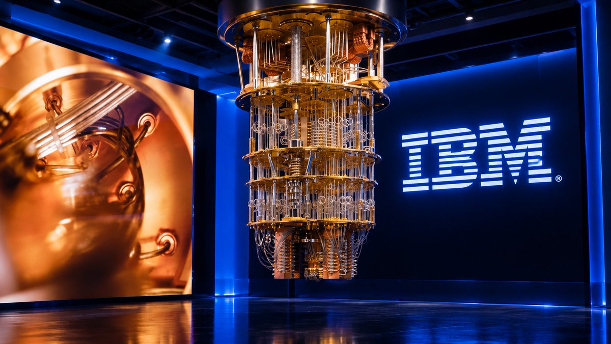 Qtumanalysis's tweet photo. IBM JUST TOLD WALL STREET IT’S READY TO SCALE QUANTUM. 

HERE’S EVERYTHING THEY SAID

$IBM reported earnings today, and Arvind Krishna spent part of the call on quantum. The biggest line was workloads that cost about $100 to run on IBM “could cost up to $10 million on slower competitive modalities.”

IBM signed 16 enterprise quantum engagements this year, including AT&T and General Motors, across automotive, aerospace, telecom, finance and manufacturing.

Its newest processor, Nighthawk R2, runs 7,500 gates, executes 100,000 circuits per second, and is up to 19x faster than the last generation.

IBM connected its first modular cryogenic systems, the step toward linking machines into one big computer, and is building a 300,000-square-foot quantum manufacturing facility in Poughkeepsie.

It’s in the final stage of DARPA’s quantum benchmarking program, and it closed a $1 billion Commerce Department award to manufacture quantum chips.

The full update comes at IBM’s Quantum Day on December 10.

Three months ago Krishna said quantum would hit IBM’s income statement by 2028. Tonight he named customers.

$IBM $INFQ $IONQ $QNT