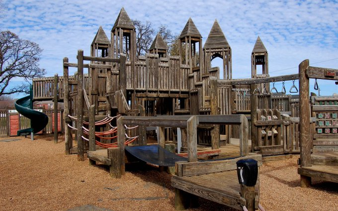 NostalgiaFolder's tweet photo. Wooden playgrounds https://t.co/6zfOIjZsAR