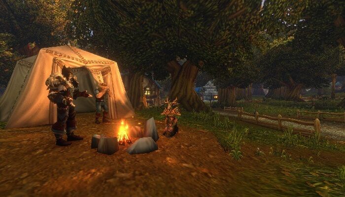 MMORPGcom's tweet photo. How World of @Warcraft: Forever extends the Cooking Profession to allow for a campfire that players can rest, socialize, and benefit from a little rest and recharge together. https://t.co/NyZ8ybPXFB https://t.co/A1e5xYp518