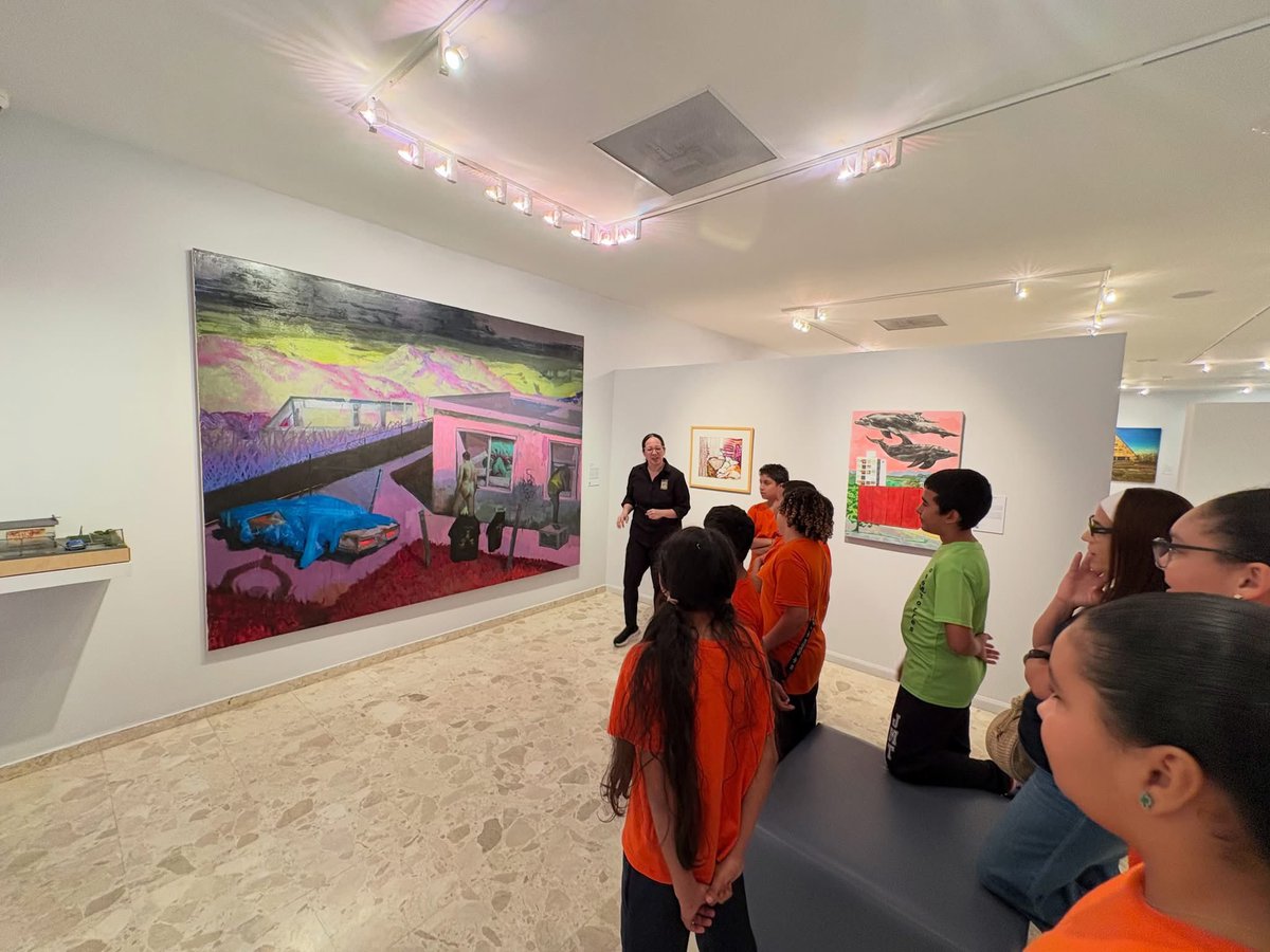MuseoMAB's tweet photo. Los estudiantes de 5to y 7mo grado de la Escuela SU José Manuel Torres en Bayamón dijeron presente para una visita guiada a las exposiciones y un taller creativo. 

¿Cuándo vienes con tu grupo?
¡Te esperamos!
Entrada libre de costo. 787-903-8428

#LaImagenConstruida #museomab https://t.co/rDNauKv7iP