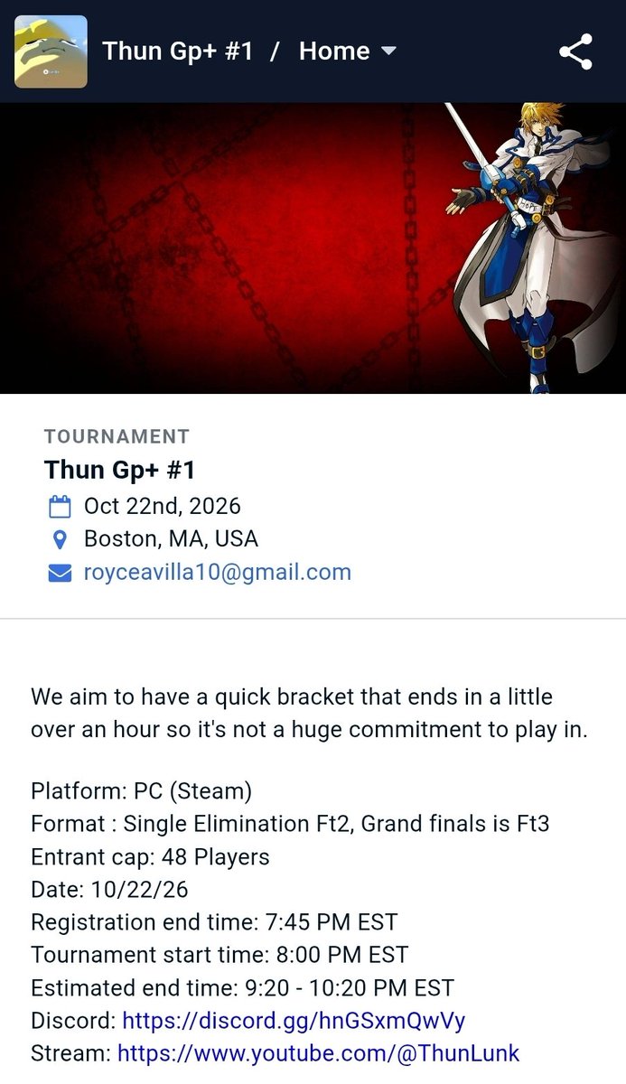 MrPomegranX's tweet photo. New consistently hosted Plus R tournament alert!

Hosted by @ThunLunk this new bracket is already looking kinda stacked

It starts tomorrow at 8 PM EST

Link below! https://t.co/CLAFs3Hwzj