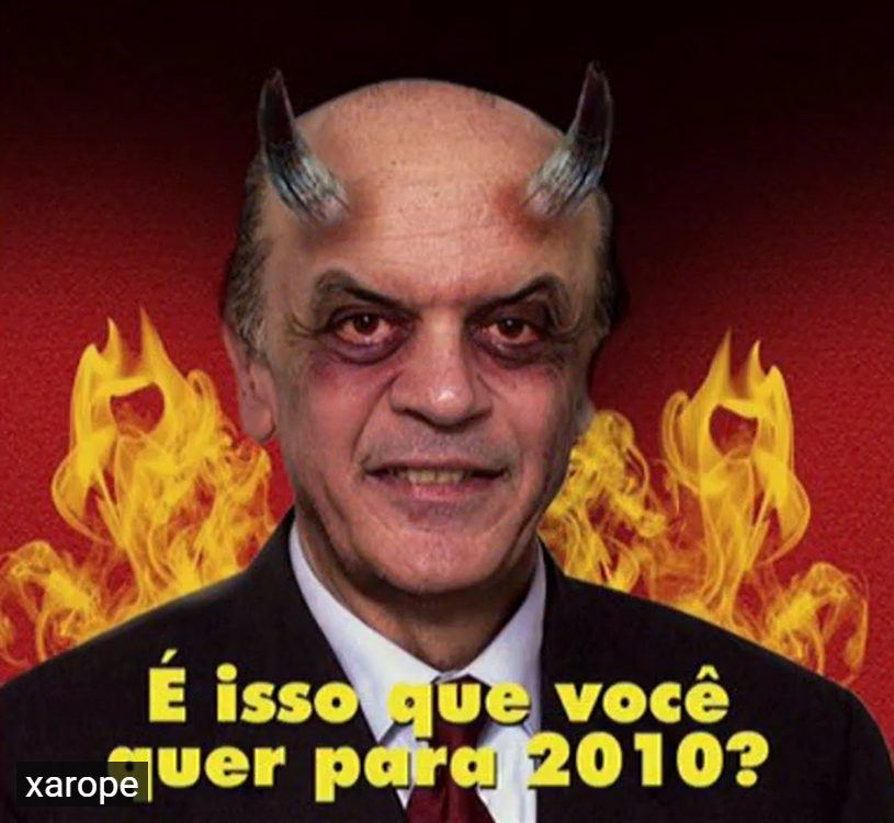 soninhafrancine's tweet photo. "As campanhas eram civilizadas, aí veio a direita e f. com tudo". 

Essas imagens são de "Melô do Serra", vídeo publicado no Blog da Dilma (equivalente ao Exército do Lula). 
https://t.co/0PIxRnO9TL

Se a esquerda lulista dissesse "fizemos tanta besteira, fomos imaturos, hoje não faríamos igual", provavelmente seria mentira (a parte de não fazer igual), mas mais honesto do que editar o passado para só ter cenas bonitas.
