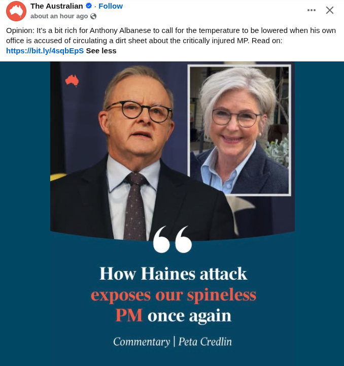 AaronDodd's tweet photo. So here we have Credlin opining negatively about Albanese's alleged dirt file on Haines, and here we have a pic of Credlin carrying around a dirt file on Gillard when she was Abbott's COS. Hypocrite. #auspol https://t.co/Scj6hYEcKq