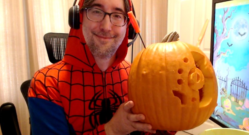 OwlchemyLabs's tweet photo. Wanna be a corporate star this Halloween?! ✨To celebrate Worktoberfest, our community team boo-tified pumpkins to match the corporate-mandated whimsy of the Gas N’ Grill. 🎃

Create your own using the Conglomni logo or freestyle like a true bringer of chaos! https://t.co/bfz0Ze9yRv