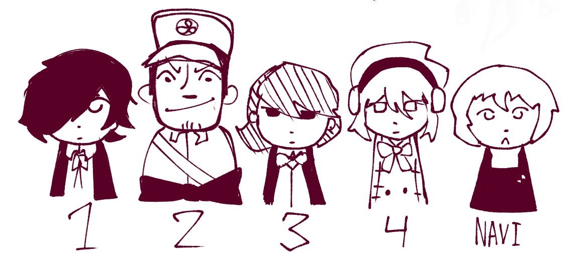v_verse_'s tweet photo. old doodle of my p3r party from 1st playthrough https://t.co/4MhhP6i99d