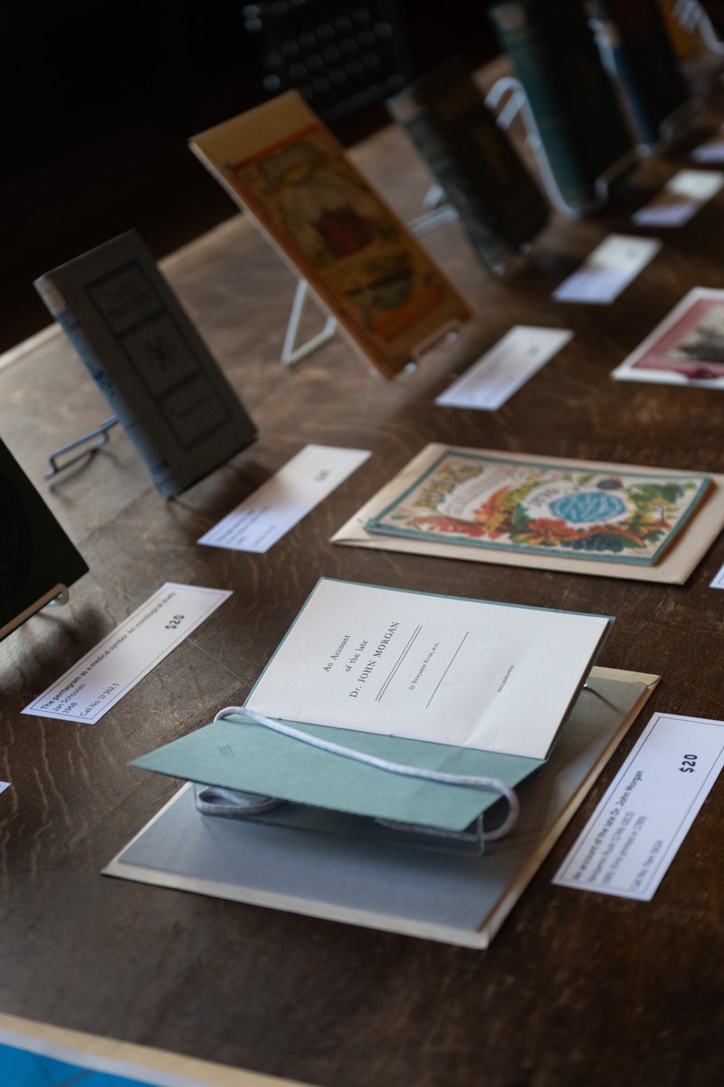 MutterMuseum's tweet photo. Our Historical Medical Library team brought out some very special archival materials for "Out of the Archives," our fall open house last week!

Thanks to everyone who came out to support their work. https://t.co/bsSB3aomN6