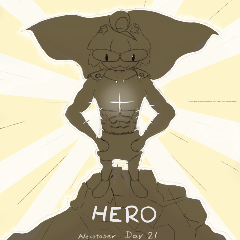 _5_1_7_4_0_'s tweet photo. Day 21 HERO!
#necotober #necotober2026 https://t.co/EQYSBBXlVx
