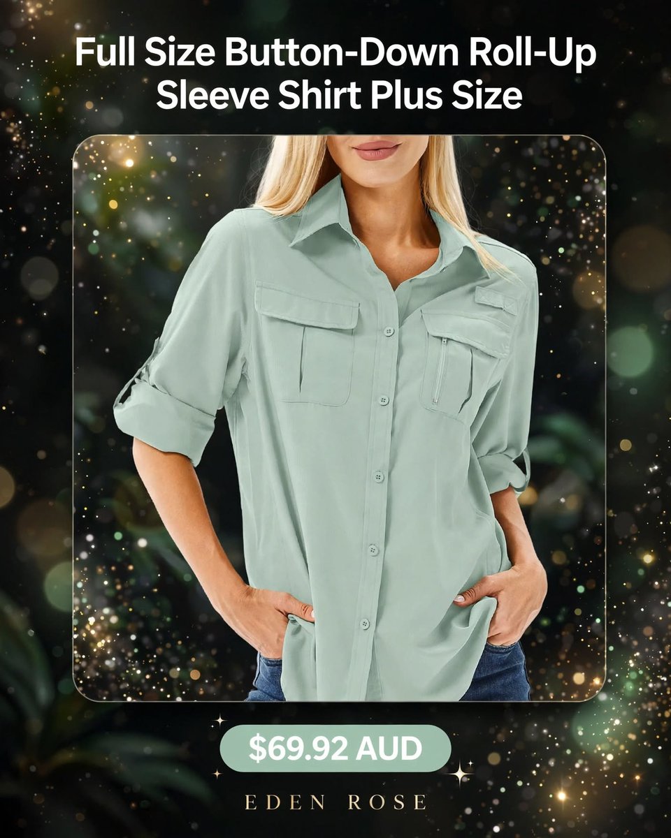 ValkyriesReina's tweet photo. Full Size Button-Down Roll-Up Sleeve Shirt Plus Size
https://t.co/7YGZzplWJ6 https://t.co/csDgQztGja
