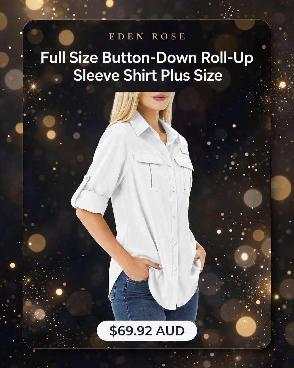 ValkyriesReina's tweet photo. Full Size Button-Down Roll-Up Sleeve Shirt Plus Size
https://t.co/7YGZzplWJ6 https://t.co/csDgQztGja