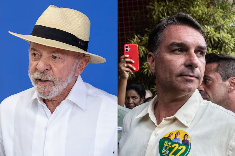 meioindep's tweet photo. 🚨AGORA: Flávio (PL) se mantém seis pontos a frente de Lula (PT) pela segunda vez seguida, diz Gerp

🔵 Flávio Bolsonaro (PL) 53% [=]
🔴 Lula (PT) 47% (=) https://t.co/2VJfieytIZ