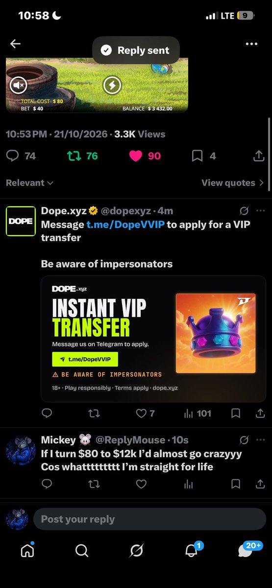 ReplyMouse's tweet photo. @thisisvalgrey @dopexyz Pls save me from my winless drought 

CYHC2mXgyZk33J3PzpuWXzeXcNBxrMATsruo6JeKz8cz https://t.co/6qMHFD8etI