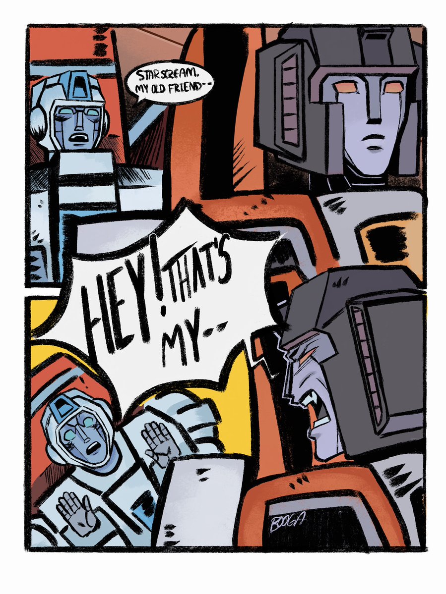 Boog4s's tweet photo. Someone’s definitely made this joke before 😭 #transformers #starscream #jetfire #transformersskybound https://t.co/dttVmAikuj