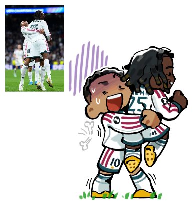 Snekyson's tweet photo. Real madrid 4-1 RB Leipzig
Doodle https://t.co/MtYRxGf5we