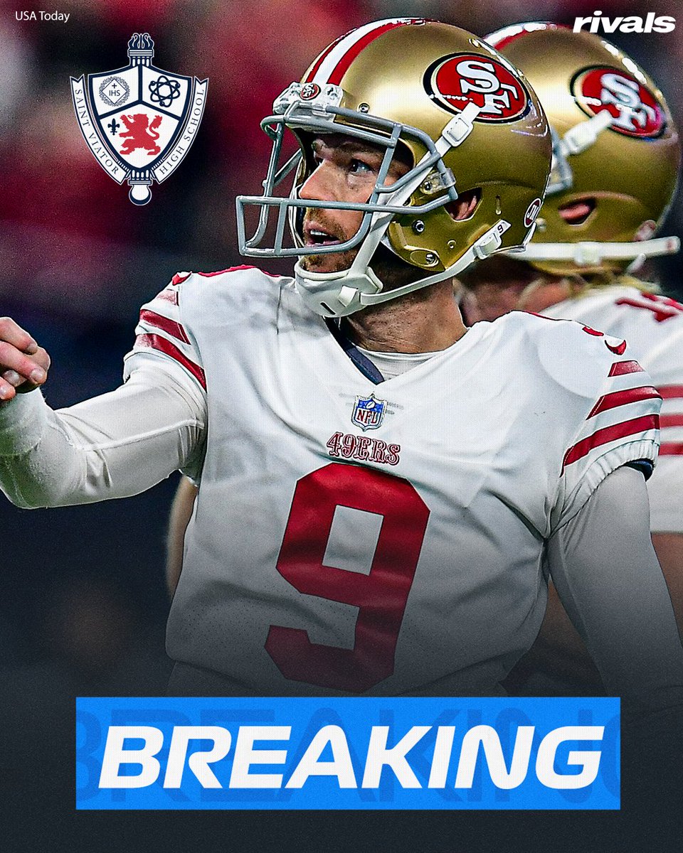 RivalsHS's tweet photo. NEW: Robbie Gould has stepped down as head coach at Saint Viator (IL).

Gould spent 18 seasons in the NFL as a kicker.

Read: https://t.co/oXdllqpGnp https://t.co/AikCknrKk2