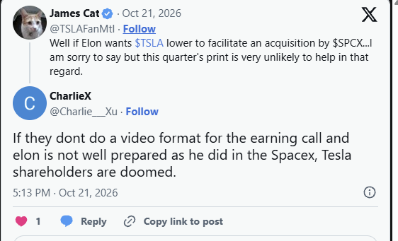 Charlie___Xu's tweet photo. @BoBbyPleWniaK obviously elon doesnt give a fuck about $tsla right now. https://t.co/oEZ61cn8bF
