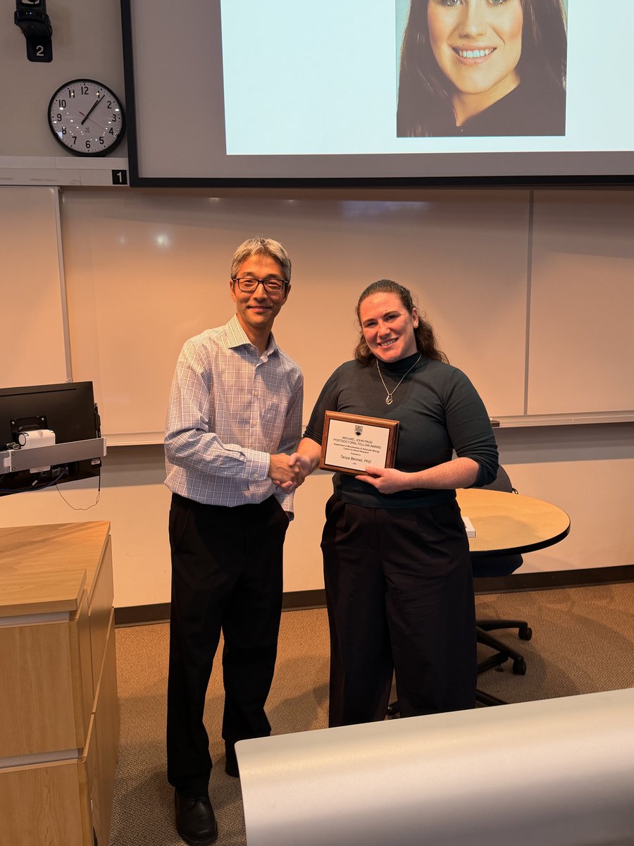 CBR_UBC's tweet photo. Dr. Tanya Bennet, a Postdoctoral Fellow in Dr. Karen Cheung’s Lab, was awarded the 2026 Michael Joh Page Award! 
Congratulations Dr. Bennet on this well-deserved recognition of your outstanding research, mentorship, and contributions to the CBR community!🎉🎉🎉 https://t.co/H0zRtvhKh4