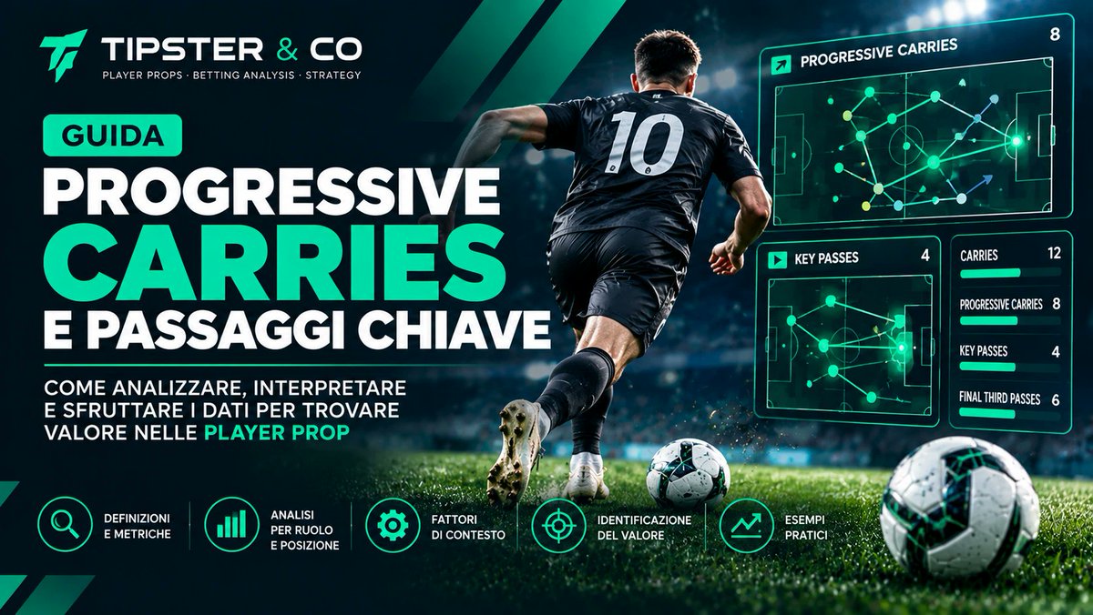 Deepnightpress's tweet photo. Progressive Carries e Passaggi Chiave: i mercati che i bookmaker quasi ignorano #BettingPro #FootballAnalytics #xA #ProgressiveCarries #KeyPasses #ValueBetting #PoissonModel #AssistMarkets #SharpBetting
https://t.co/bAIiMwRCVt https://t.co/1Pf9TKForq