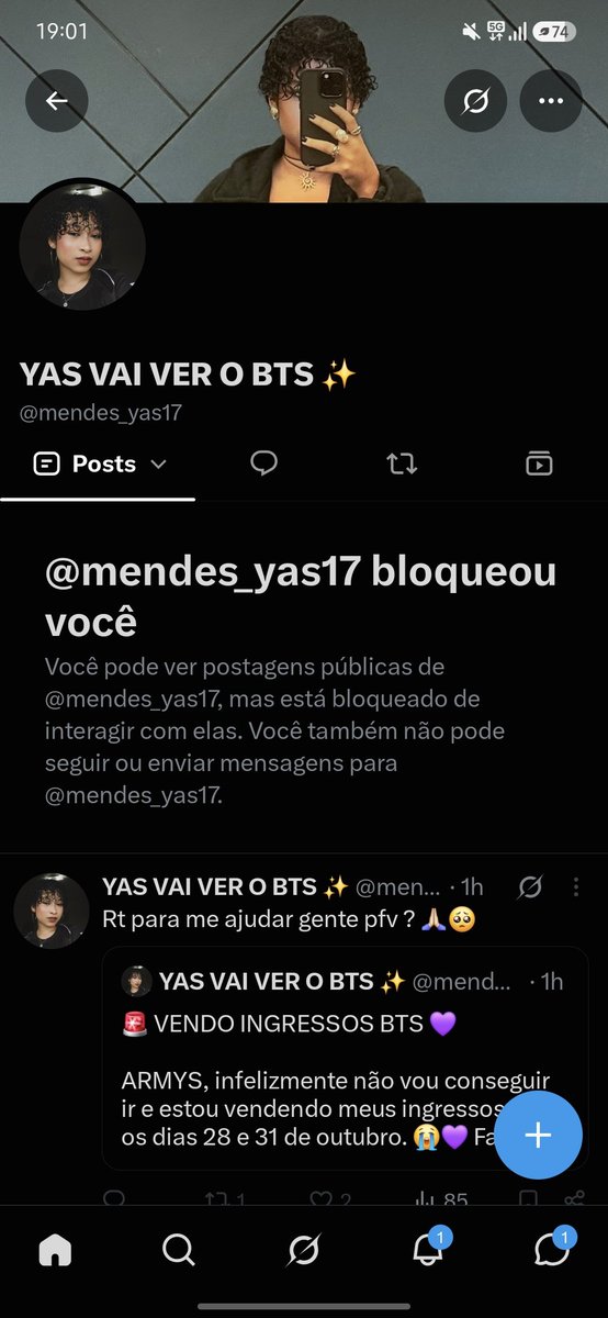vane13632's tweet photo. Pessoal, não comprem com ela.
Ela me deu um golpe exorbitante, me bloqueou no WhatsApp. Achei o perfil dela no X, comentei no post dela dizendo que era golpe e ela me bloqueou.
Não confiem!!!

#golpe
#bts
#arirang
#ingresso https://t.co/W4X8giJRm0