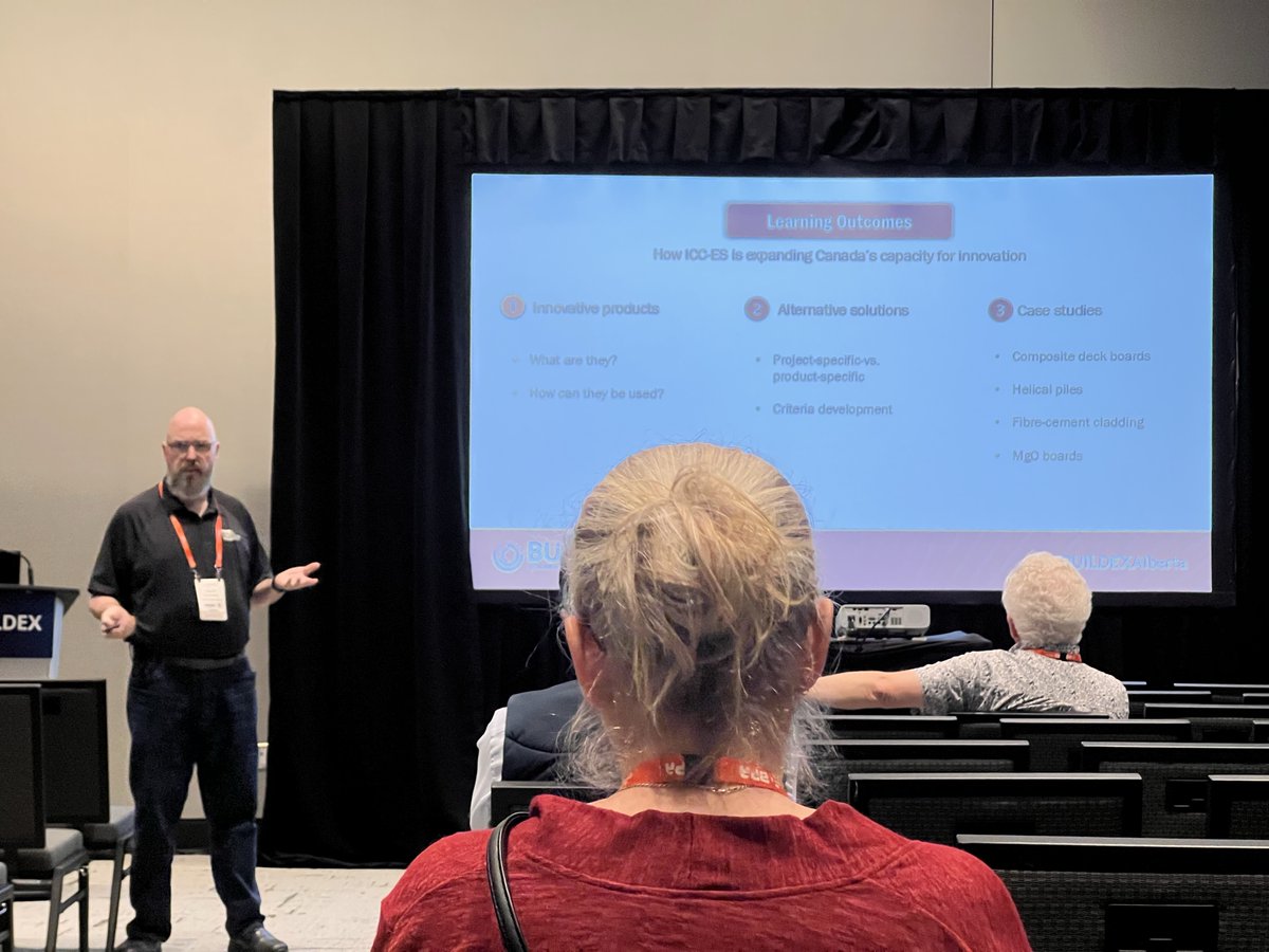 ICCEvalService's tweet photo. The ICC-ES team is at #BUILDEXAlberta! Stop by booth #533 to connect with our team and hear the latest developments in Canadian product evaluation. See you on the show floor, or drop us a comment below! https://t.co/IcAXAGqknr