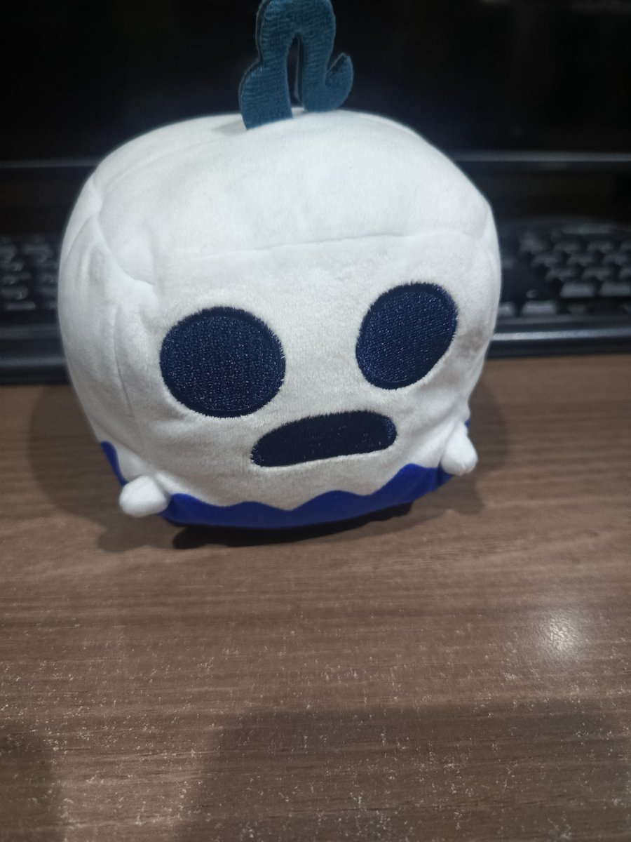 GiooV43065's tweet photo. I bought a blox fruit plushie yesterday and got this cutie https://t.co/OODGTcgzJb