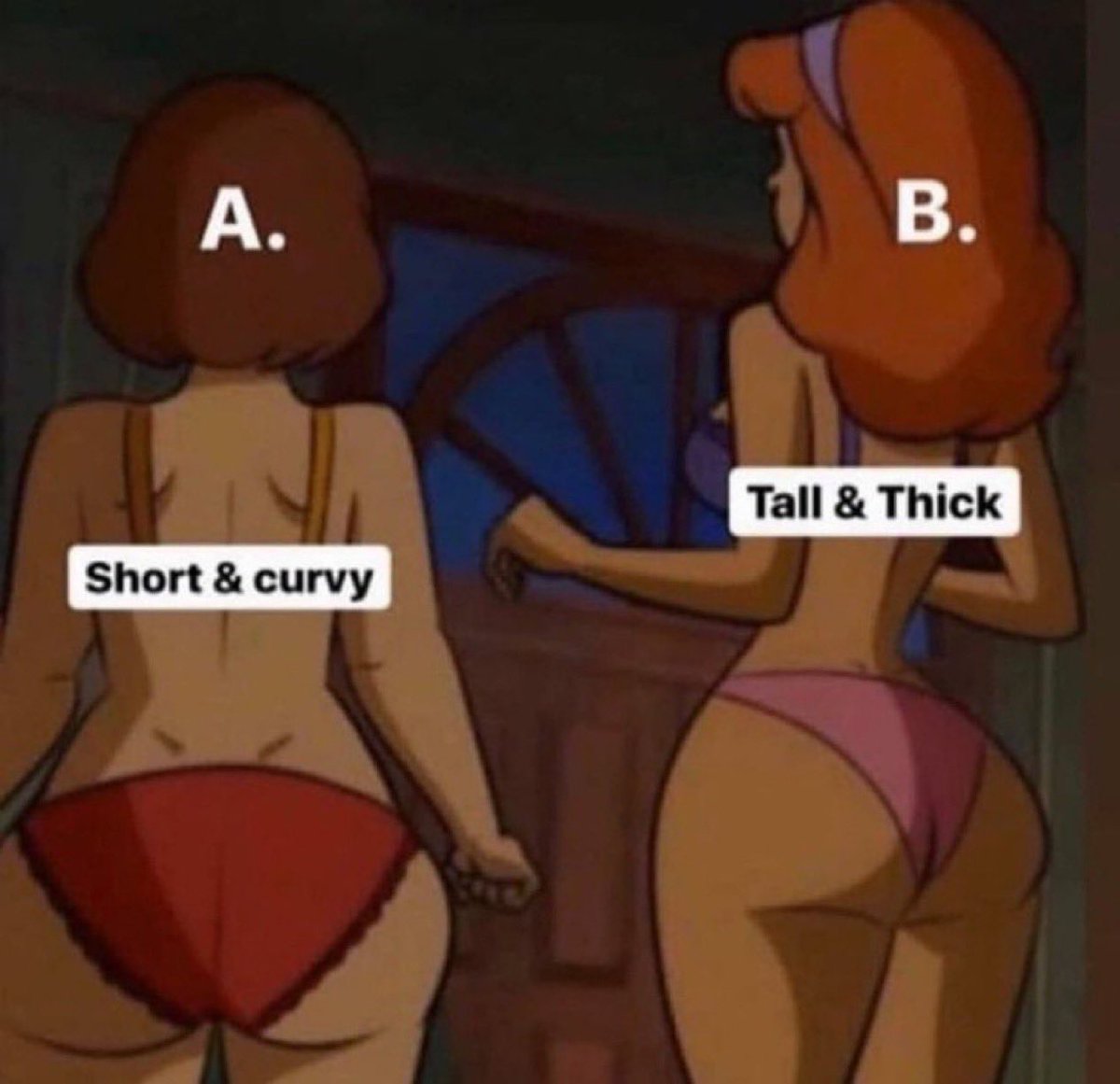 thecisekyouknow's tweet photo. what’s your preference? https://t.co/ivlAOKHeTp