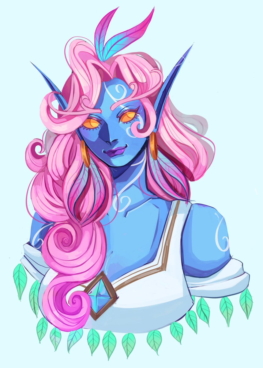 ItsCapricious's tweet photo. Probably the last drawing of my Skyborne. Once wowforever officially releases I’m not going to be playing Skyborne lol. But I do love the colors and I might eventually level another one. #wowforever #skyborne https://t.co/B9LOo9MvHd